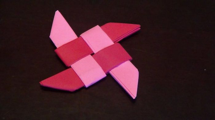 Как сложить оригами ниндзя