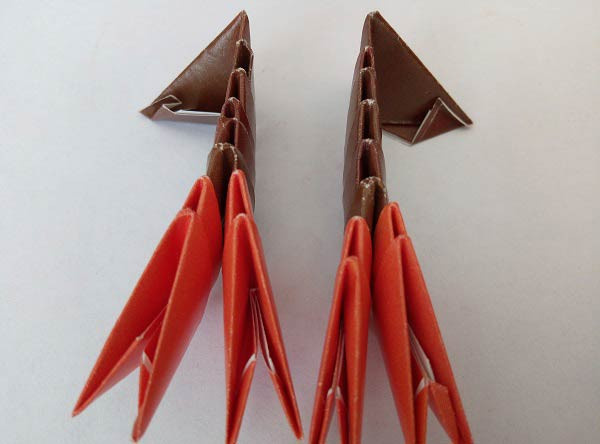 Модульная клешня краба оригами