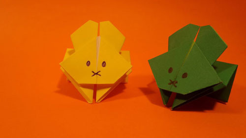 Кролик оригами из бумаги 4
