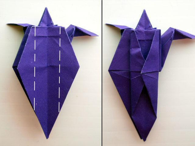 Как сделать робота оригами