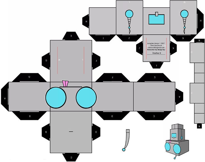 Схема изготовления робота