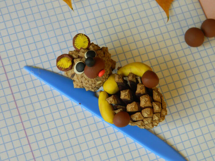 Как сделать мишку из шишек: варианты для детского сада как сделать медведя из шишек 10