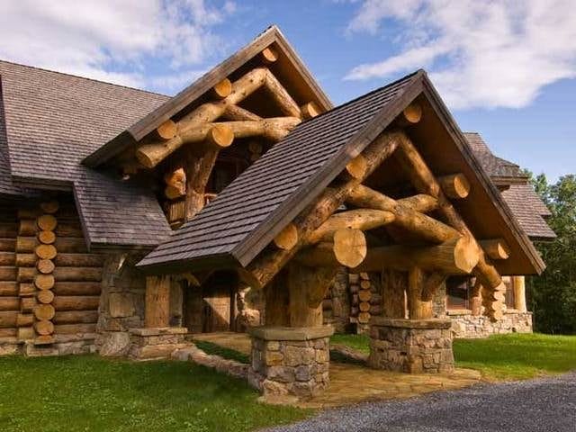 Самые красивые деревянные дома (100 фото) #4