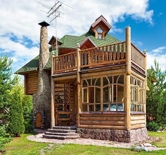 Самые красивые деревянные дома (100 фото) #5