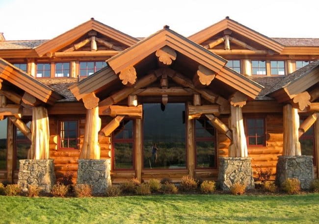 Самые красивые деревянные дома (100 фото) #9