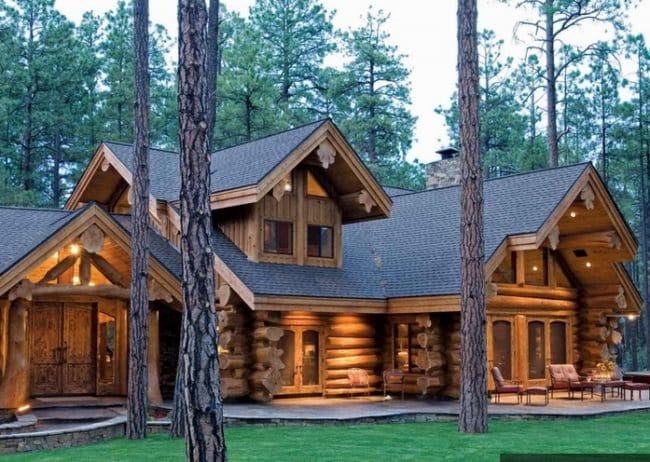 Самые красивые деревянные дома (100 фото) #10