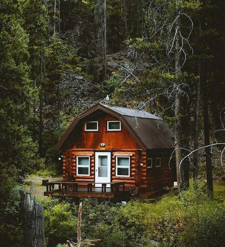 Картинки деревянных домов в лесу (100 фото) #16