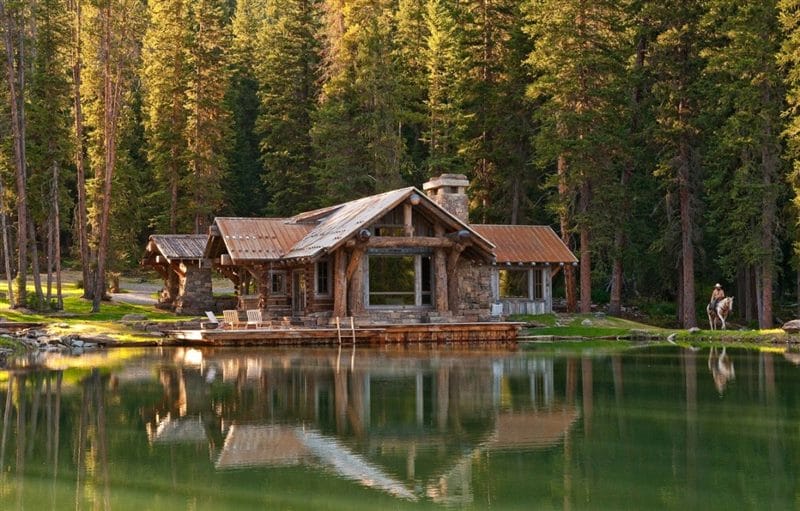Самые красивые деревянные дома (100 фото) #29
