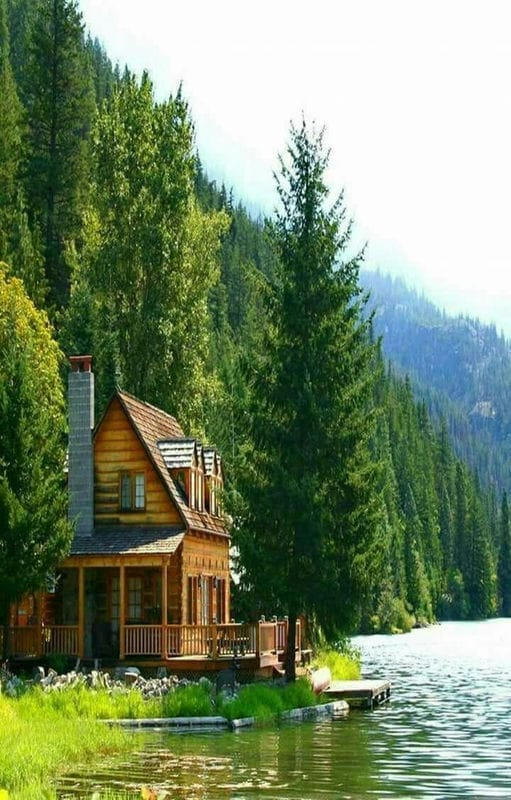 Самые красивые деревянные дома (100 фото) #61