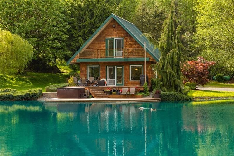 Самые красивые деревянные дома (100 фото) #13