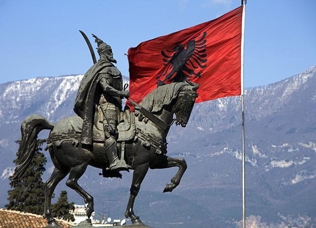 Картинки флага Албании (18 фото) #11