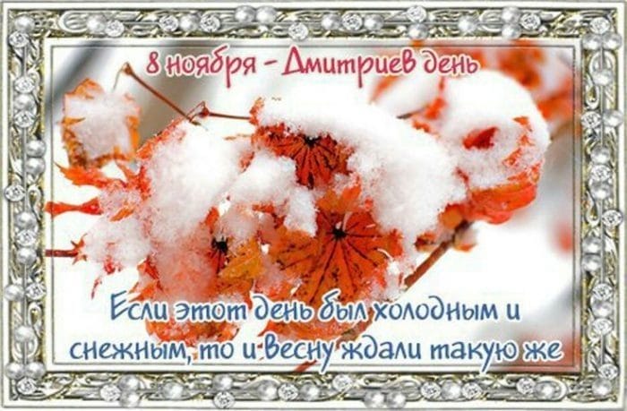 Красивые картинки на Дмитриев день (20 открыток) #9