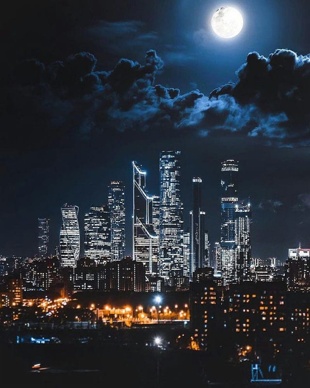 Картинки ночного города (100 фото) #26
