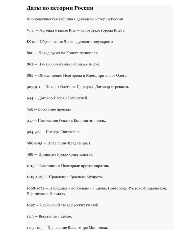 Картинки даты по истории России (20 фото) #1