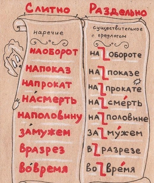 Картинки правила по русскому языку (50 фото) #19