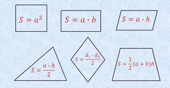 Картинки формулы по геометрии (50 фото) #1