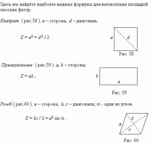 Картинки формулы по геометрии (50 фото) #27