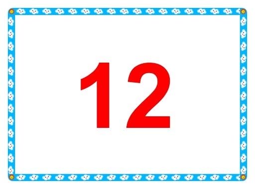Картинки цифра 12 (16 фото) #11