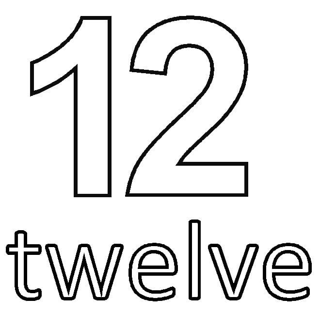 Картинки цифра 12 (16 фото) #12