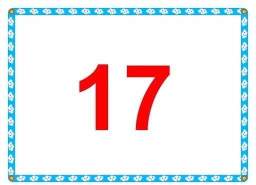 Картинки цифра 17 (10 фото) #6