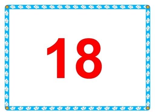 Картинки цифра 18 (25 фото) #11