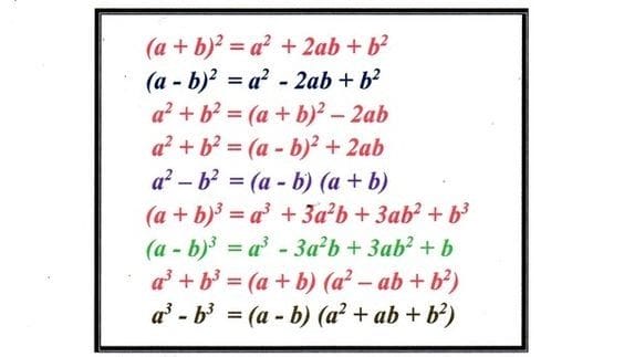 Картинки формулы по алгебре (50 фото) #32