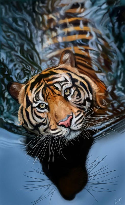 Картинки тигра на аву (100 фото) #63
