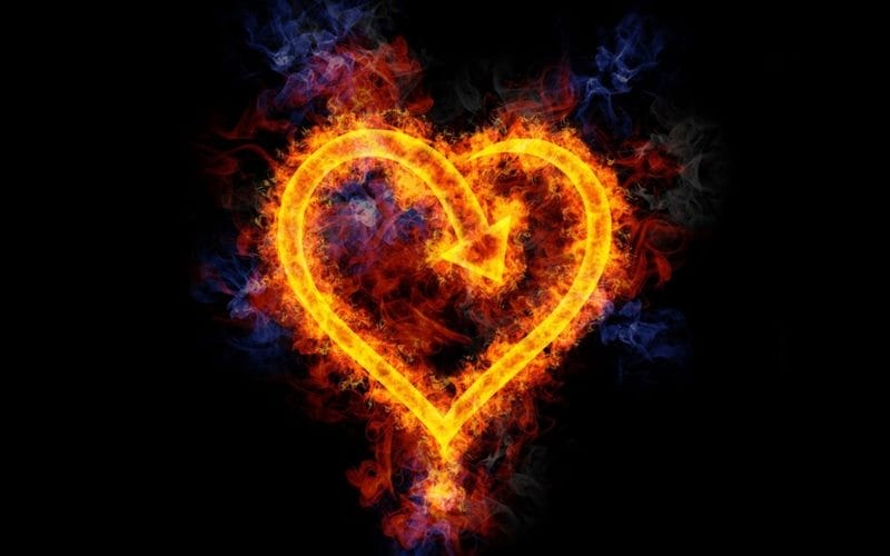Картинки огненного сердца на аву (50 фото) #33
