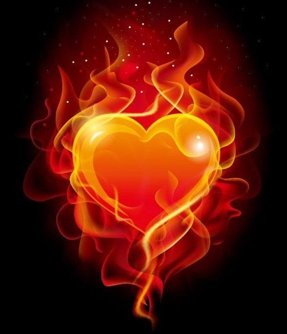 Картинки огненного сердца на аву (50 фото) #5