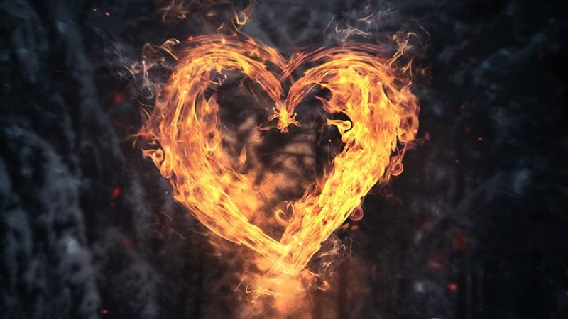 Картинки огненного сердца на аву (50 фото) #45