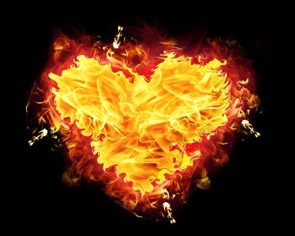 Картинки огненного сердца на аву (50 фото) #23