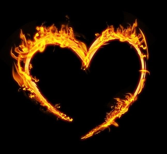 Картинки огненного сердца на аву (50 фото) #20