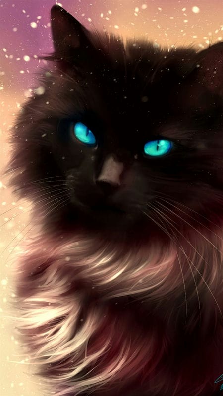 Картинки черной кошки на аву (100 фото) #51