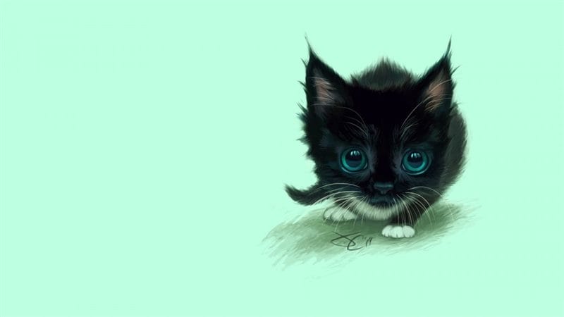 Картинки черной кошки на аву (100 фото) #94