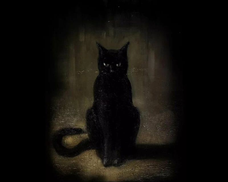 Картинки черной кошки на аву (100 фото) #77