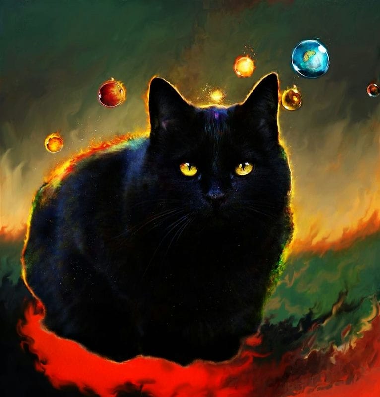 Картинки черной кошки на аву (100 фото) #60