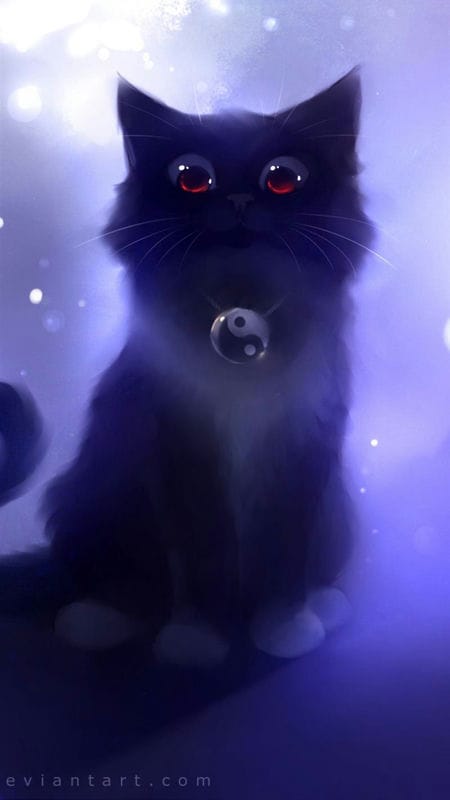 Картинки черной кошки на аву (100 фото) #68