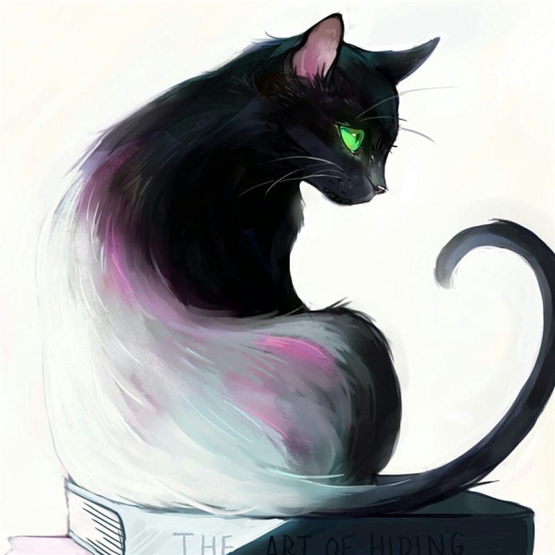 Картинки черной кошки на аву (100 фото) #59