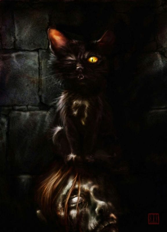 Картинки черной кошки на аву (100 фото) #69