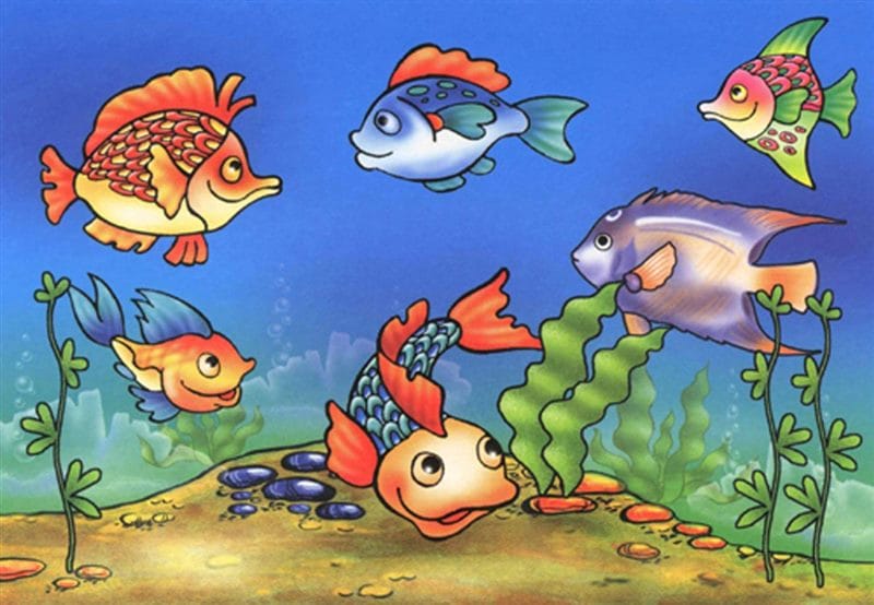 Рыбки в аквариуме - красивые картинки (100 фото) #91