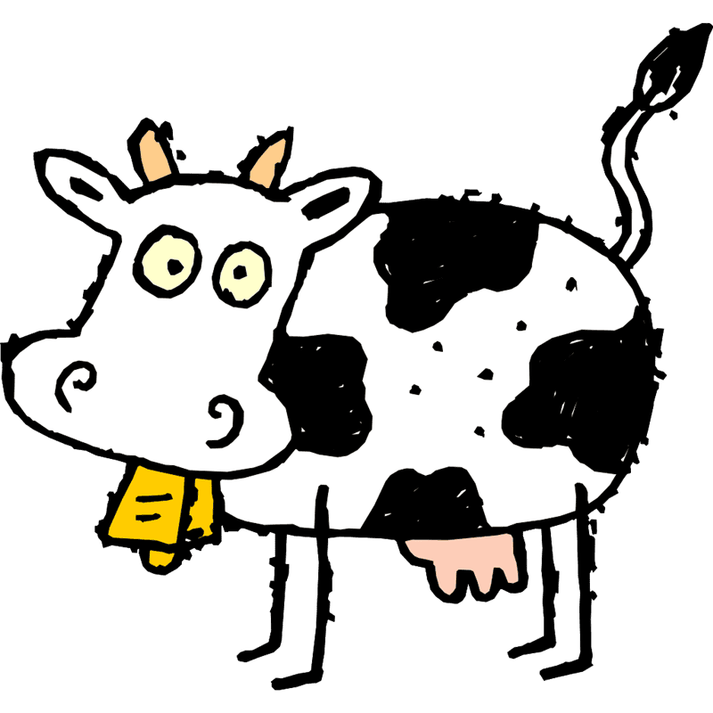 Картинки мультяшных коров (65 фото) #35