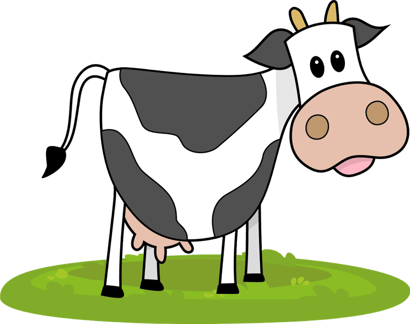 Картинки мультяшных коров (65 фото) #19
