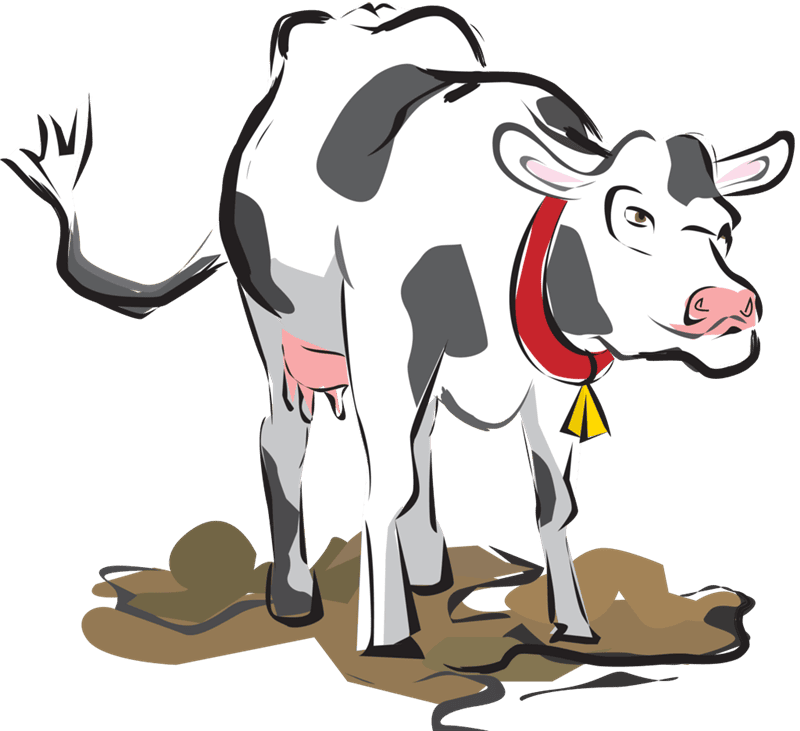 Картинки мультяшных коров (65 фото) #7