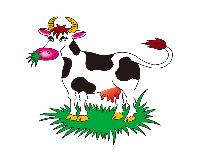 Картинки мультяшных коров (65 фото) #13