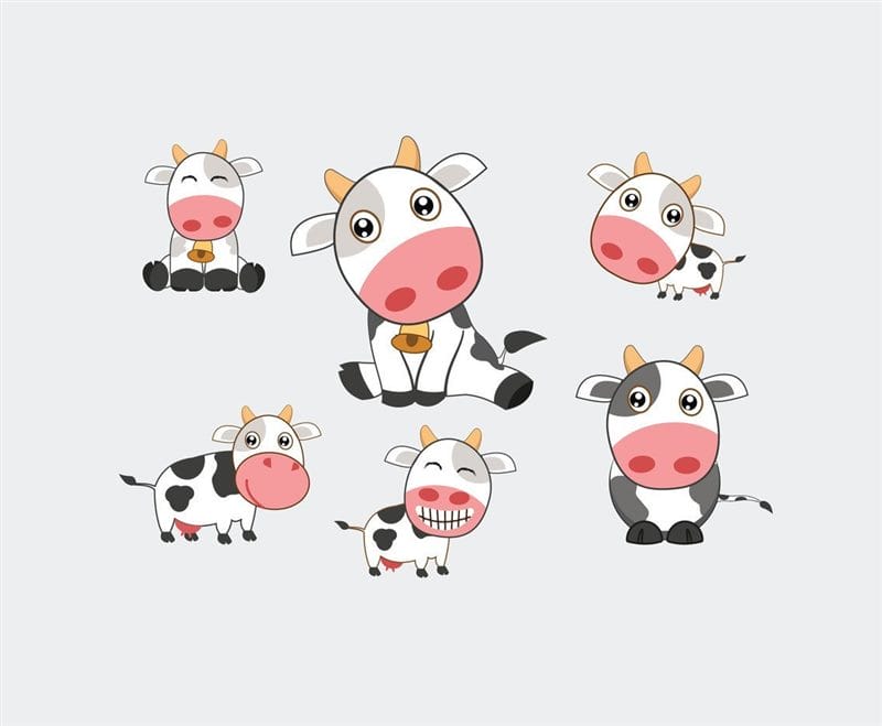 Картинки мультяшных коров (65 фото) #57