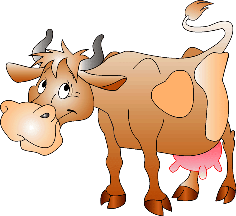 Картинки мультяшных коров (65 фото) #49