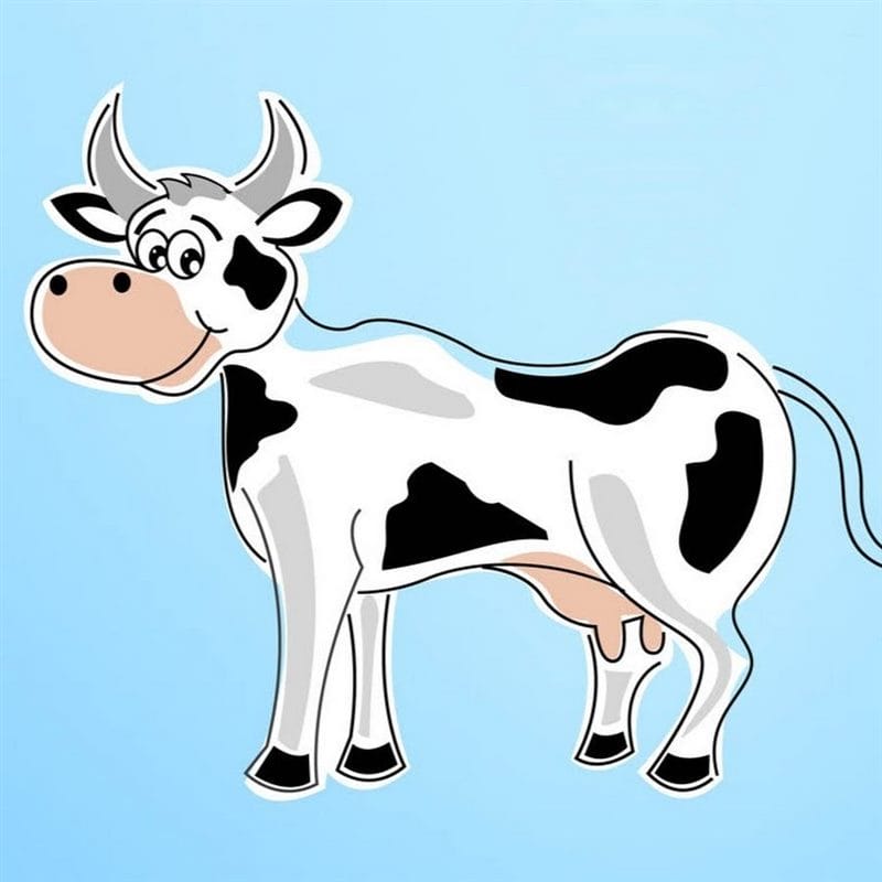 Картинки мультяшных коров (65 фото) #60