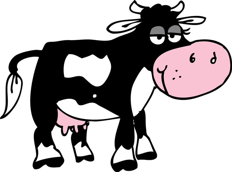 Картинки мультяшных коров (65 фото) #31