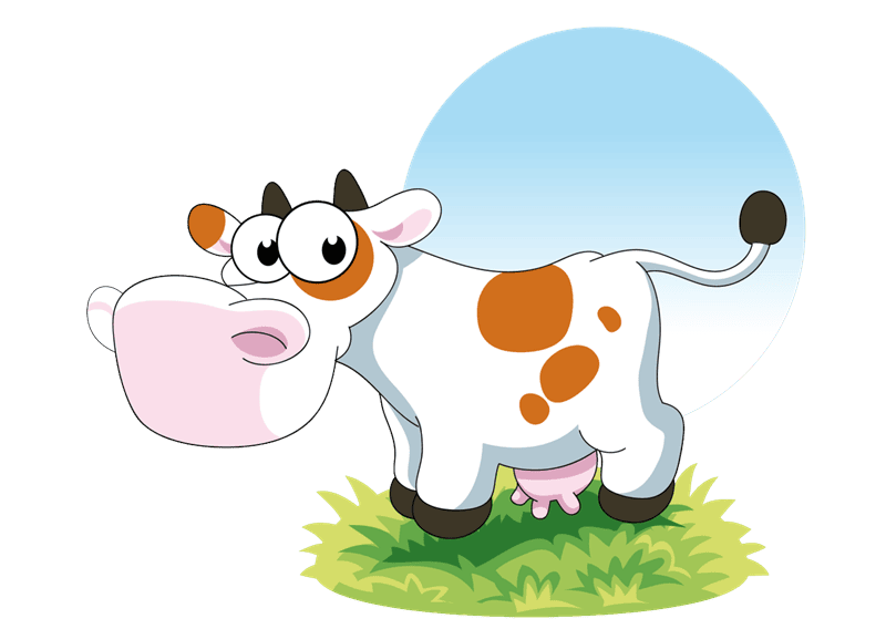 Картинки мультяшных коров (65 фото) #25