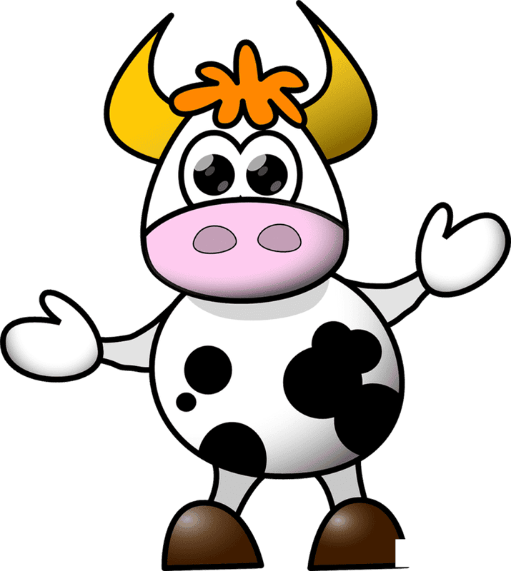 Картинки мультяшных коров (65 фото) #45